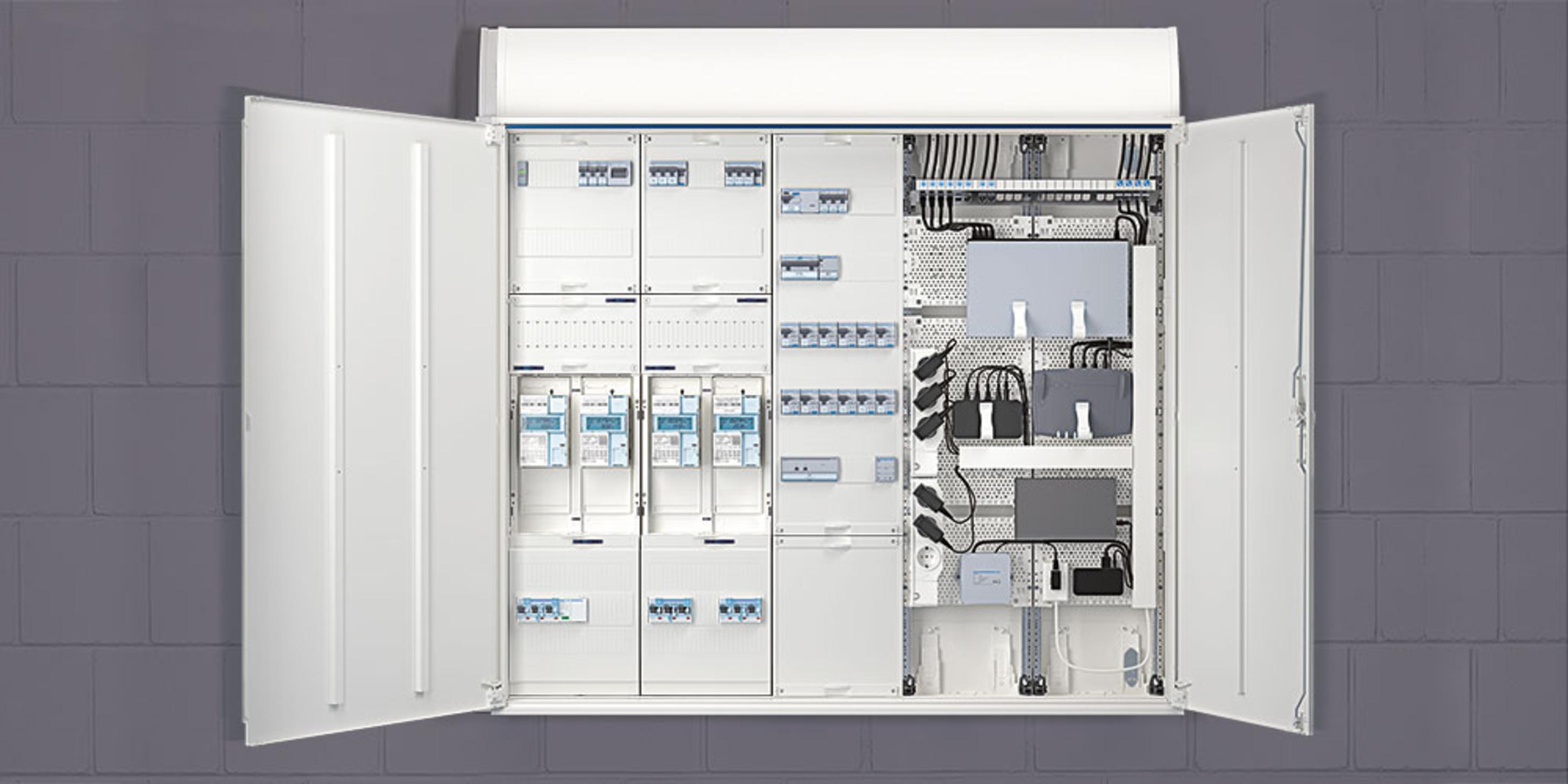 Technikzentrale bei Scheublein Elektro in Dittelbrunn